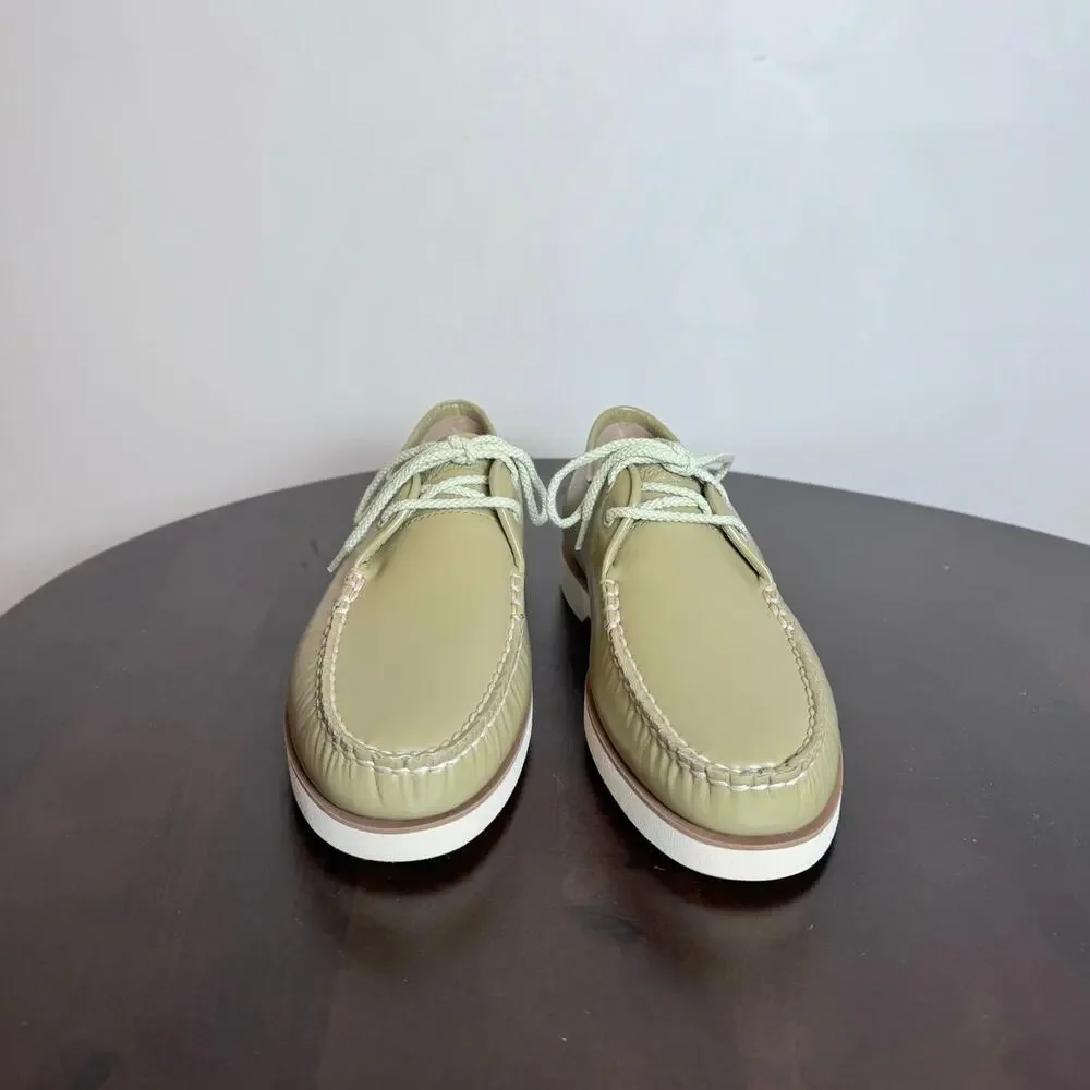 NWT Sperry Top-Sider Captain's Oxford Smoked Elk Boat Shoe - Size M7/W8.5